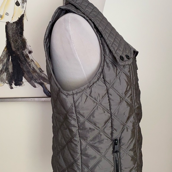 Marc New York Gray Quilted Vest Size Small - Picture 7 of 11
